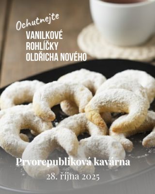 🎩✨ Vanilkové rohlíčky Oldřicha Nového …protože pravý gentleman ví, že sladké kouzlo se skrývá v jednoduchosti a poctivé...