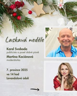 🎄Zažijte zázrak Vánoc jinak – s příběhy, hudbou a láskyplnou atmosférou. 🎙️ Karel Svoboda – autor písně, která mu pomohla...