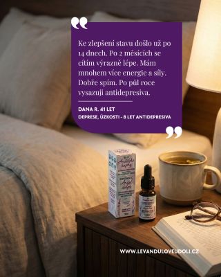 Skutečný příběh, skutečná změna. Danu trápily úzkosti, deprese a roky nespavosti. Po letech na antidepresivech našla cestu...