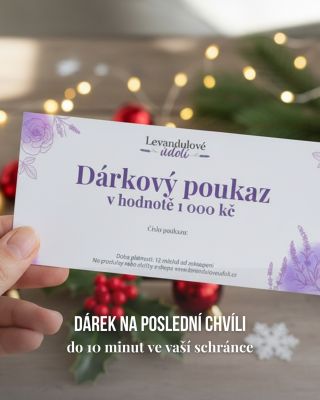 🎁 Nestíháte? Máme řešení, které vás zachrání. 🎄 Už žádné běhání po obchodech, žádné balicí papíry a stres. ✨ Naše dárkové...
